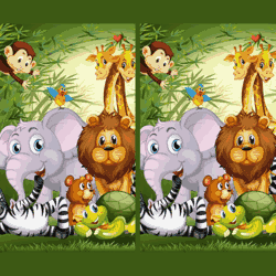 Find Seven Differences Animals Find Seven Differences Animals