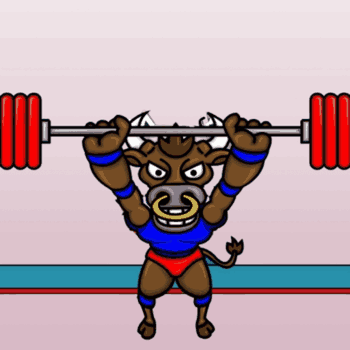 Animal Olympics Weight Lifting