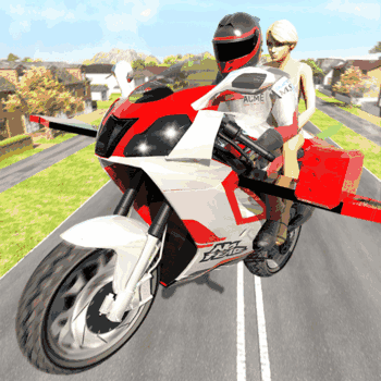 Flying Motorbike Driving Simulator Flying Motorbike Driving Simulator