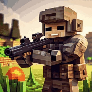 Pixel Village Battle 3D io Pixel Village Battle 3D io