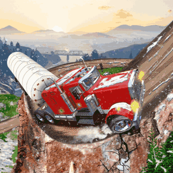 Semi Truck Snow Simulator Semi Truck Snow Simulator