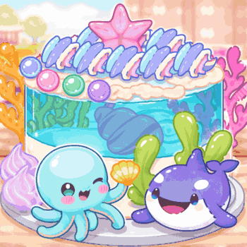 Tiny Baker Ocean Jelly Cake