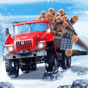 Truck Driver Snowy Roads Truck Driver Snowy Roads