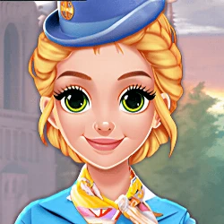 Blonde Princess Cabin Crew Makeover