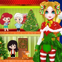 Christmas Puppet Princess House