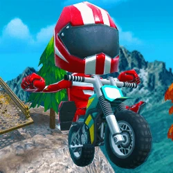 Crazy 2 Player Moto Racing