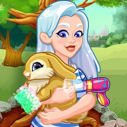 Crystal Adopts a Bunny