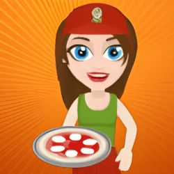 Girl on Skates Pizza Mania