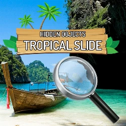 Hidden Objects Tropical Slide