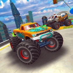 Impossible Monster Truck race