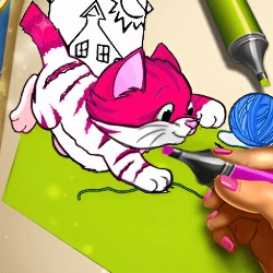 Pets Coloring Book