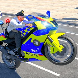 Police Bike Stunt Race Game