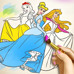 Princesses Coloring Book