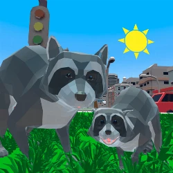 Raccoon Adventure City Simulator 3D