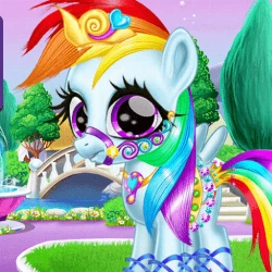 Rainbow Pony Caring