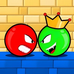 Red ball vs green king