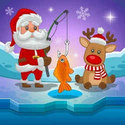 Santa Christmas Fishing