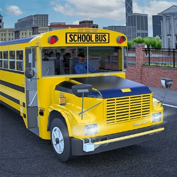 School Bus Game Driving Sim