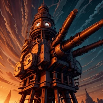 Steampunk Tower Builder