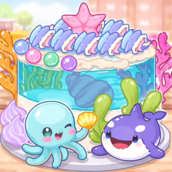 Tiny Baker Ocean Jelly Cake